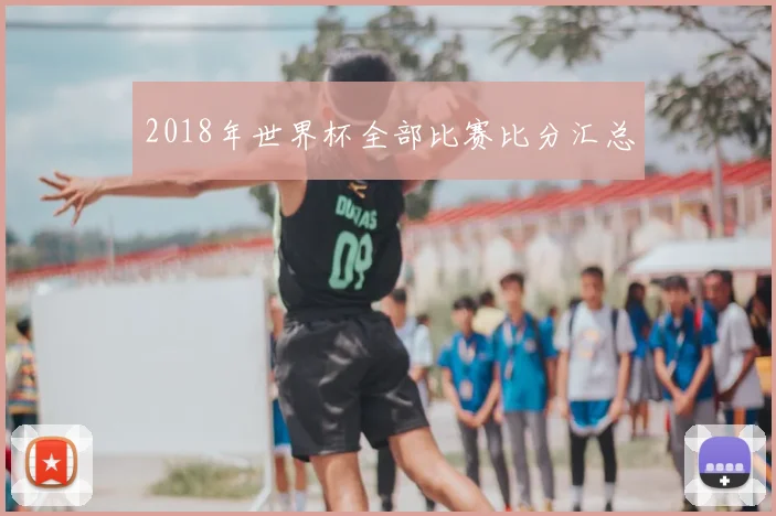 2018年世界杯全部比赛比分汇总